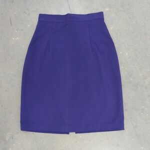 80's Vintage Purple Pencil Skirt